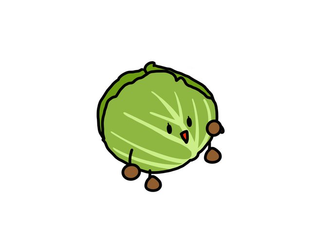 こんなに緑色なのにキャベツは緑黄色野菜ではないのtwitterイラスト検索結果