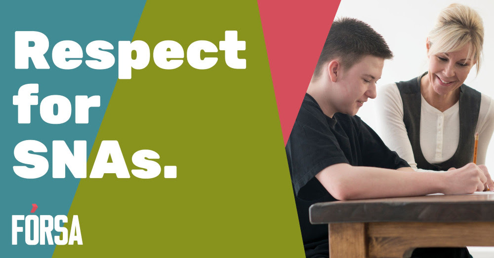 We look forward to working with <a href="/forsa_union_ie/">Fórsa trade union</a> on the upcoming campaign on the min education requirement for SNAs. We deserve better. We demand respect and to be treated as the professionals we are. #Respect4SNAs 

<a href="/forsa_union_ie/">Fórsa trade union</a>