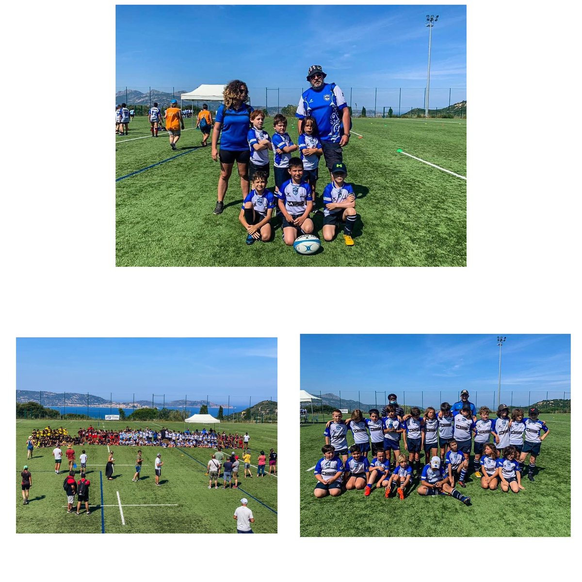 XvBastia's tweet photo. Plateau des écoles de rugby à Lumio. Bravo aux petits bleus pour leur performance ! 🔵⚪️ https://t.co/6KC2mbunOZ