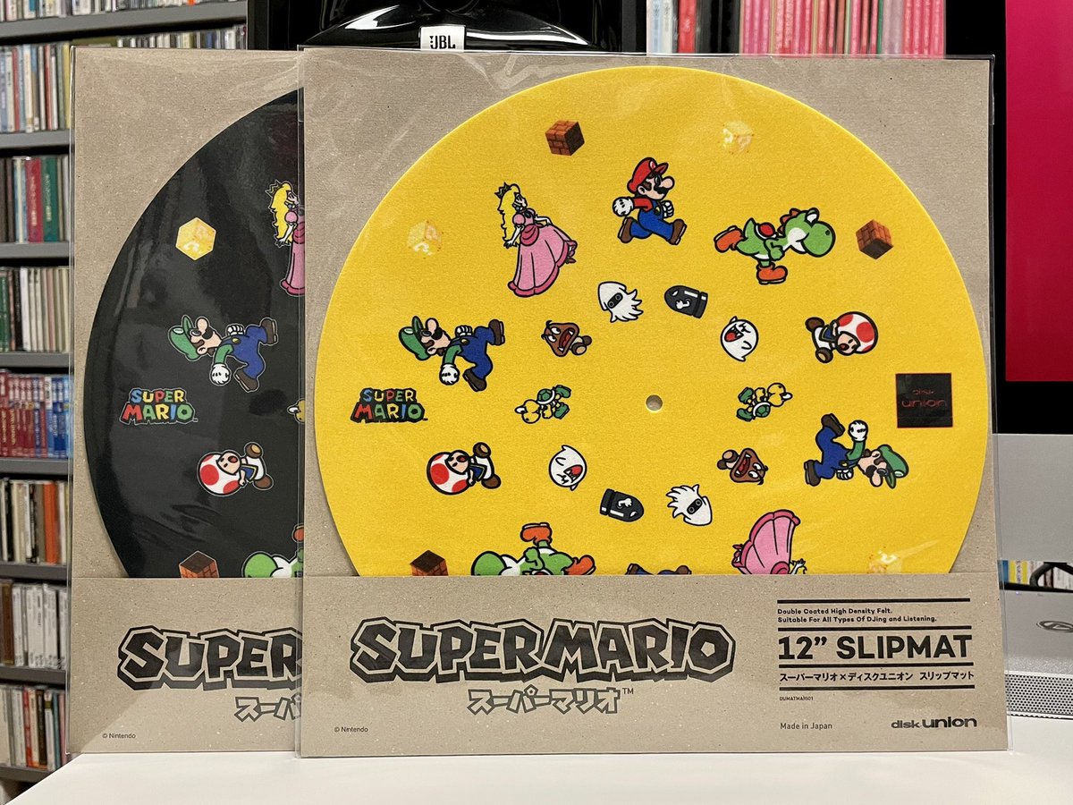 ディスクユニオンでスーパーマリオのスリップマットを買ってきました！