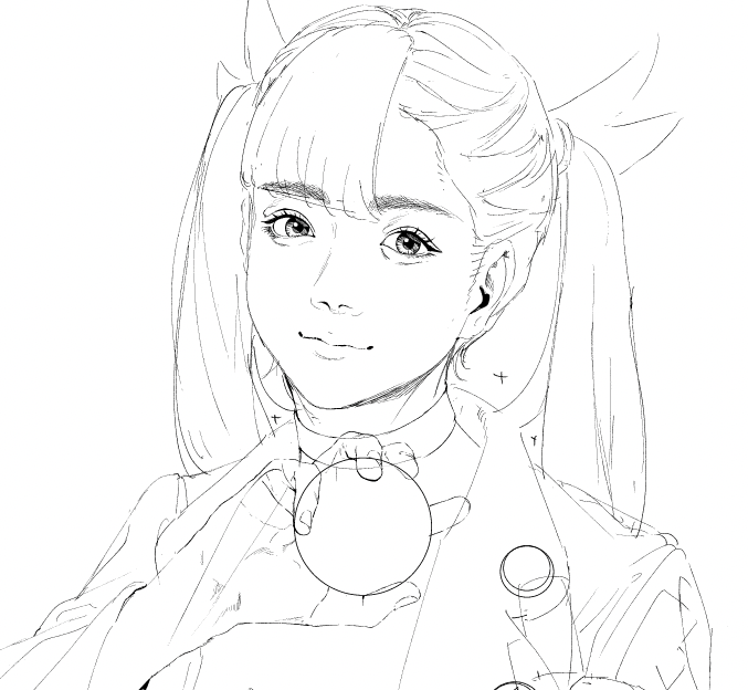 skeb依頼のマリィちゃんのコスプレ絵もちょっとづつ進めてるので…もう少し待っててもらえれば…🥺🙏 