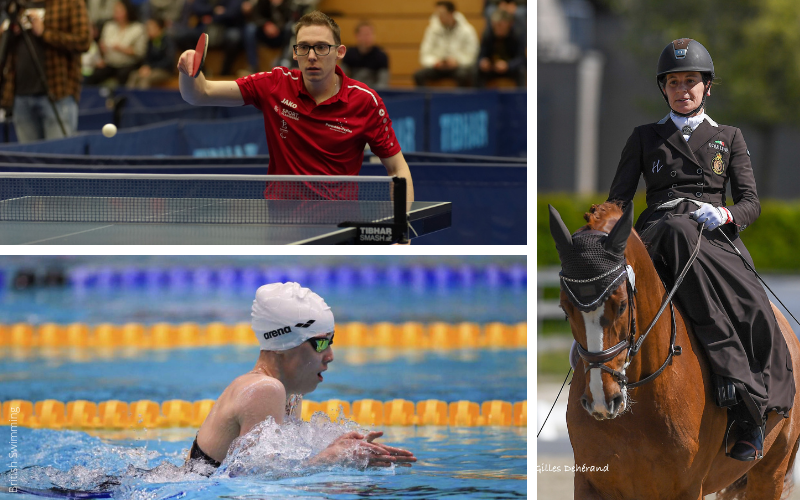 BEParalympics's tweet photo. 🚨 #newselections

Selections for #Tokyo2020 #Paralympics in Table Tennis, Para Swimming and Para Dressage are now official. 

Read more ⬇️
FR: https://t.co/zUmovRmYmG
NL: https://t.co/jsg3oWNnJj https://t.co/k9pcHRqfkx