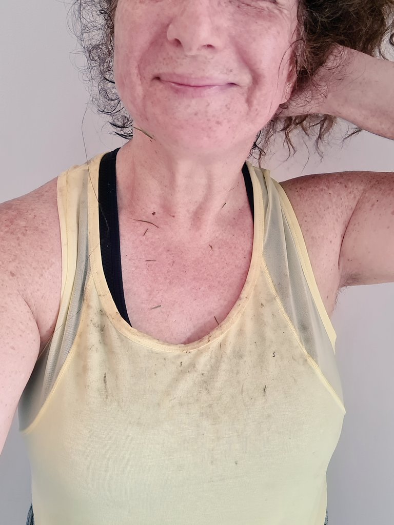 LadyVee49's tweet photo. Bootcamp....one of the last sessions at the farm. Hard work today, very stuffy, usual sweat and muddiness, but got it done 💪 #lockdownworkout #day177 #strongnotskinny https://t.co/Oa4dh9KOUY