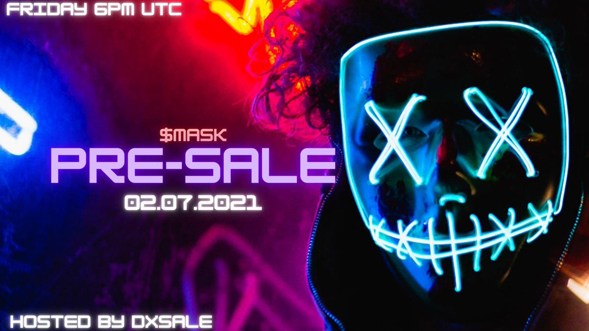 FinanceMasked's tweet photo. 🔷🧑🏼‍🚀Masked Finance🧑🏼‍🚀♦️

We are aiming on making it possible for every $MASK holder to sustain an anonymous lifestyle. 

 📄Tokenomics: 

- 1.000.000.000 supply 
- 5% tax to liquidity
- 5% distributed to holders

🛫  Presale at Dx sale this Friday 6PM UTC!

https://t.co/8vPFHEUMxt https://t.co/KtjLKjY53e