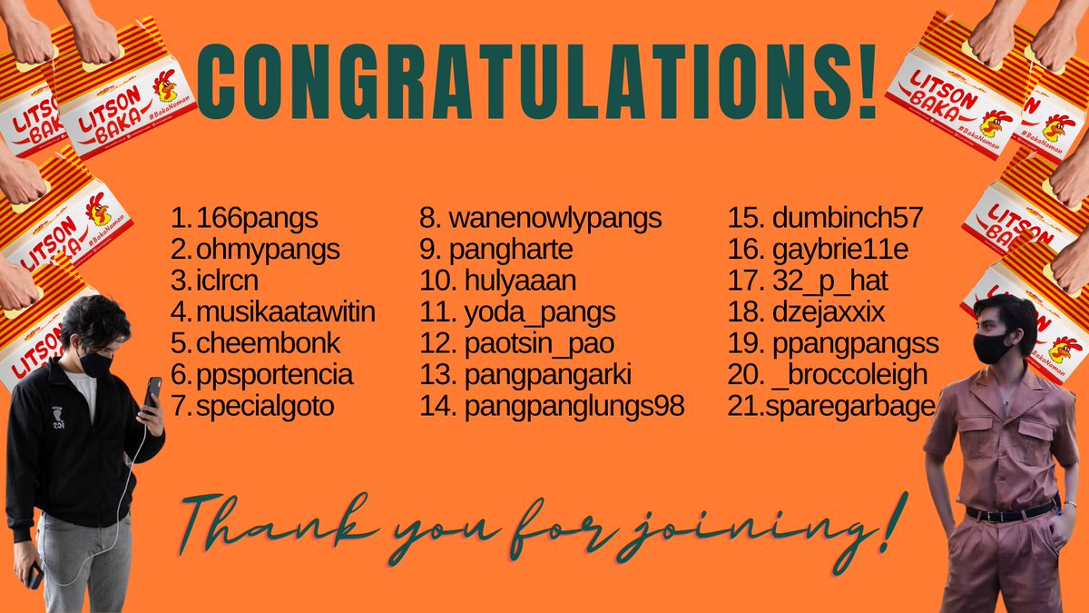 sumotherpeople's tweet photo. @haIfpick @notpaocake @raeofhope28 @166pangs @OHMYPANGS @iclrcn @musikaatawitin @cheembonk @ppsportencia @specialgoto @wanenowlypangs @pangharteu @hulyaaan @yoda_pangs @paotsin_pao @pangpangarki @pangpanglungs98 @dumbinch57 @gaybrie11e @32_p_hat @dzejaxxix @ppangpangss @_broccoleigh @sparegarbage For all the winners, kindly accomplish this google form to facilitate delivery of your prizes 🤩

https://t.co/dP7Kt2McrO https://t.co/czlwKysBjN