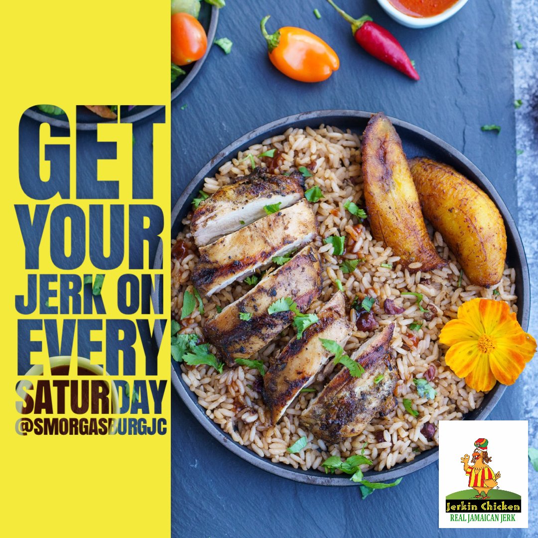 Starting this and every Saturday, catch us @smorgasburgjc and grab a taste of our JERK dishes #jerkchicken #jerkpork #jerkshrimp #bloodfirehot #smorgasburg #foodie #foodporn #jc #jcnj #jceats