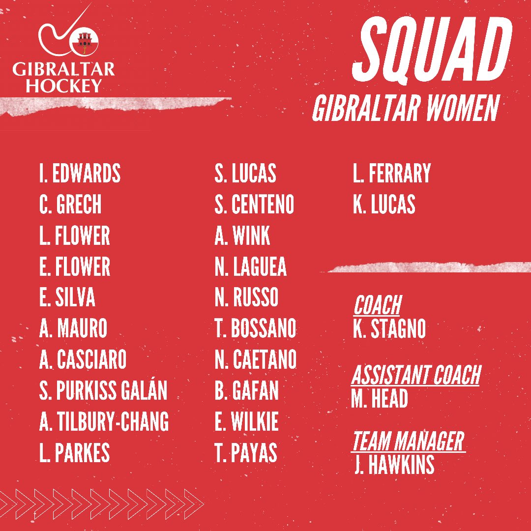 gibraltarhockey's tweet photo. 🚨Gibraltar Hockey Women Squad announcement for this weekend’s matches against Selección Andalucia!

Come down to the Bayside Sports Complex on Sunday to support Gibraltar! 

🇬🇮❤️🏑

#gibraltar #hockey #women #national #nationalsquad #gibraltarhockey #fieldhockey #playhockey https://t.co/bBnpseZnDF
