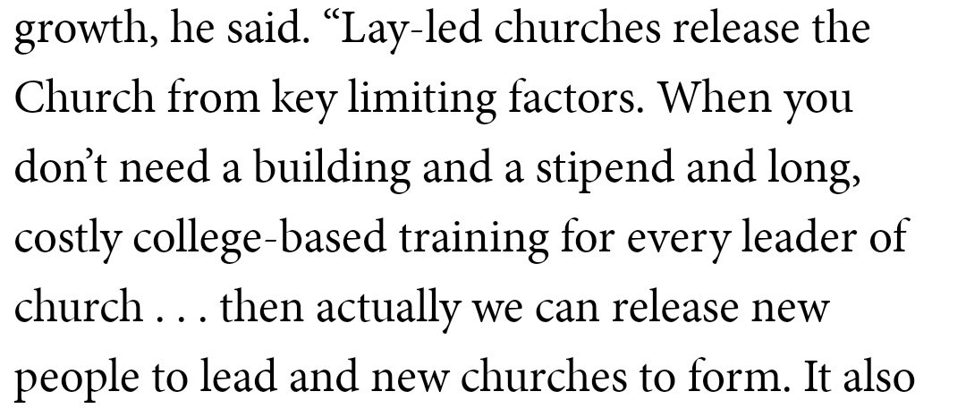 A vision of the future in which we can see terrifyingly clearly the death of the parish and the death of the church. This has to be fought.