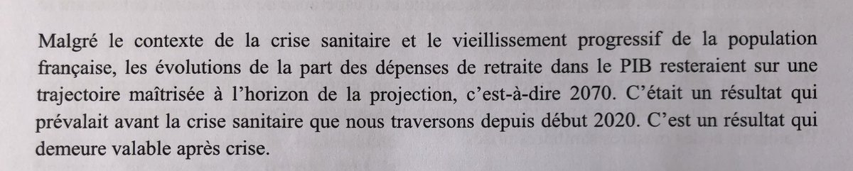 L’information que le régime des #retraites par répartition serait en danger grave et imminent d’implosion EST UN FAKE !
(rap. du COR, 1ers mots)

Ceux qui se répandent sur les plateaux en le colportant sont des menteurs. Ce mensonge est une violence insupportable.
⁦<a href="/CFECGC/">CFE-CGC</a>⁩