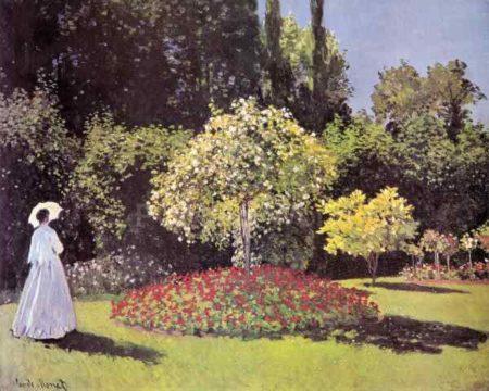 La dame en blanc au jardin
Claude Monet
1866