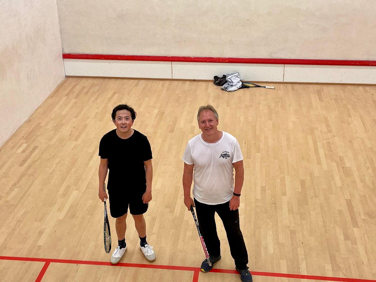 The King's Singers (@kingssingers) on Twitter photo Great to see <a href="/julianosgregory/">Julian Gregory</a> and former KS Nigel (<a href="/TenebraeChoir/">Tenebrae Choir</a>) getting sweaty on the squash court! Great to see <a href="/julianosgregory/">Julian Gregory</a> and former KS Nigel (<a href="/TenebraeChoir/">Tenebrae Choir</a>) getting sweaty on the squash court!