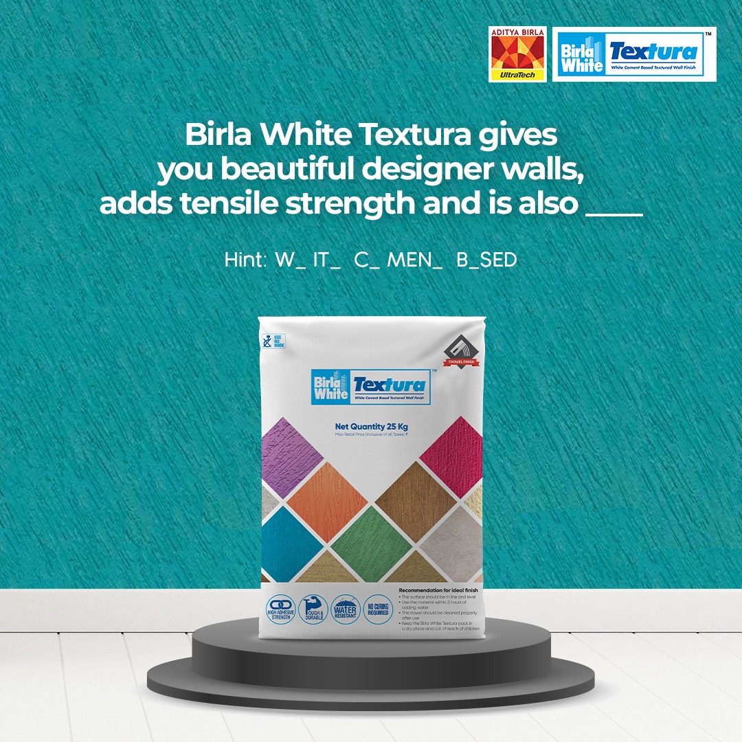 Birla White Textura gives the best texture to your walls because...❓

Let us know in the comments below.

#BirlaWhite #Textura #TexturedWalls #BeautifulWalls #ArtisticWalls #WallFinish #TexturedWallFinish