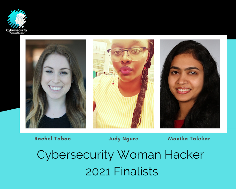 Womenoncyber's tweet photo. Monika Talekar has been nominated finalist for #Cybersecurity Woman Hacker of the Year (known for the outstanding performance in this role) - She is an AMAZING, talented, smart, and fabulous ally of our cause. She deserves the title,  vote for her: https://t.co/0glJQUVb2r https://t.co/0hH9bJ4kO5