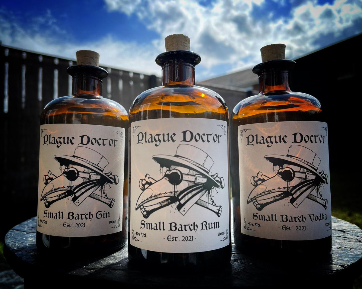 COMING SOON to houseofvoodoo.co.uk

*Plague Doctor Spirits
Premium Small Batch Rum, Vodka and Gin 👀

#Rum #Vodka #Gin #SmallBatch #Spirits #PlagueDoctor