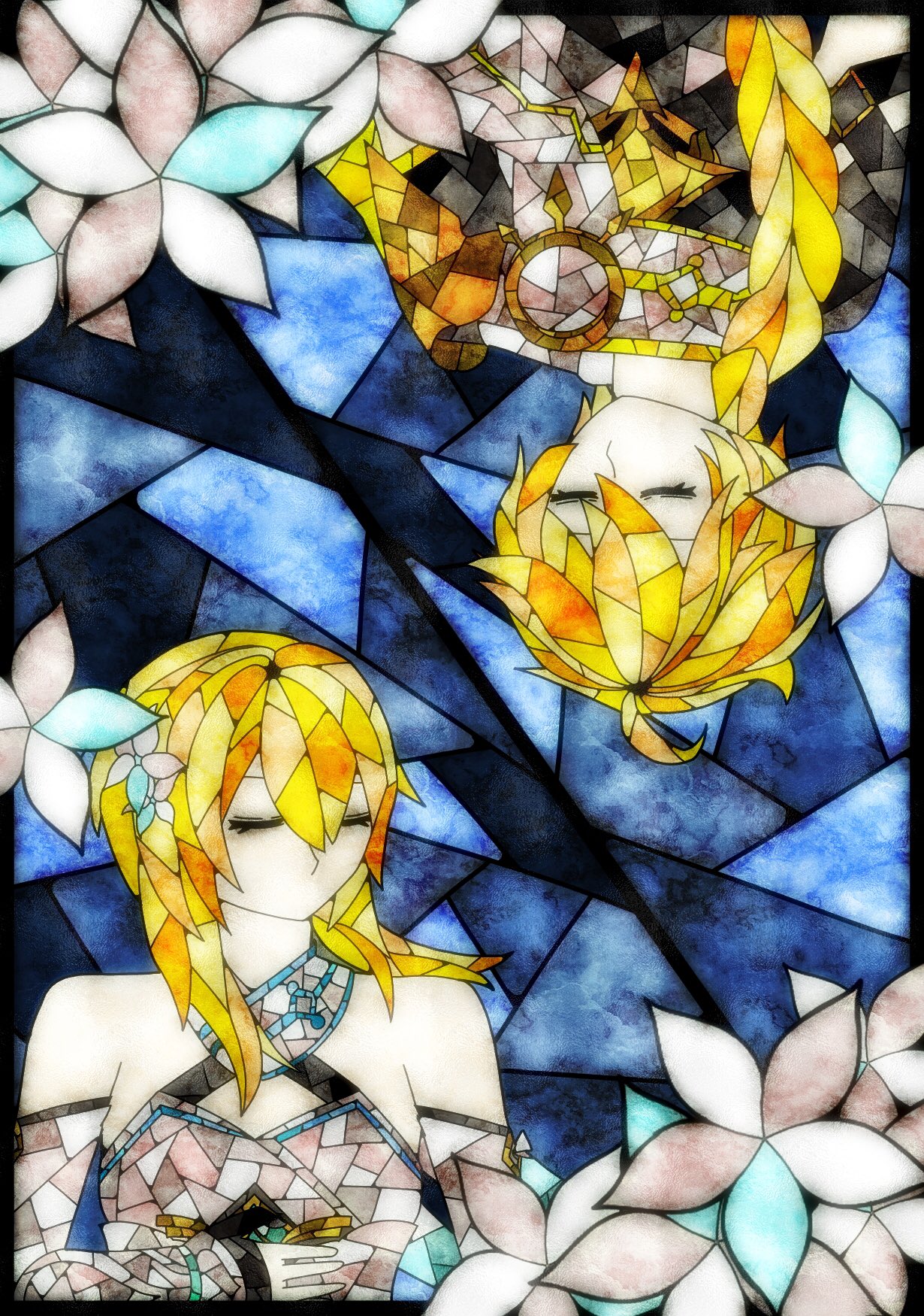 تويتر ファライ على تويتر ステンドグラス風 原神 原神イラスト T Co Z6dsgdtwdu