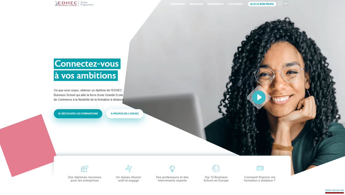 CATIE_AQ's tweet photo. [ VENDRED-IA 🧠 ] - Collaboration @EDHEC_BSchool
Recueil et analyse des besoins Utilisateurs ➕suivi et optimisation des propositions de parcours par l' #iA 
➡️ Développement d'EDHEC Online

 (https://t.co/nVpSEvUgmN) 

#formation #intelligenceartificielle #school https://t.co/BpGn7q5icC
