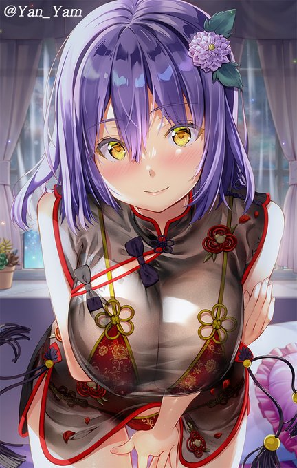 「そんなに熱い視線でじっくりみないでぇ♥」 