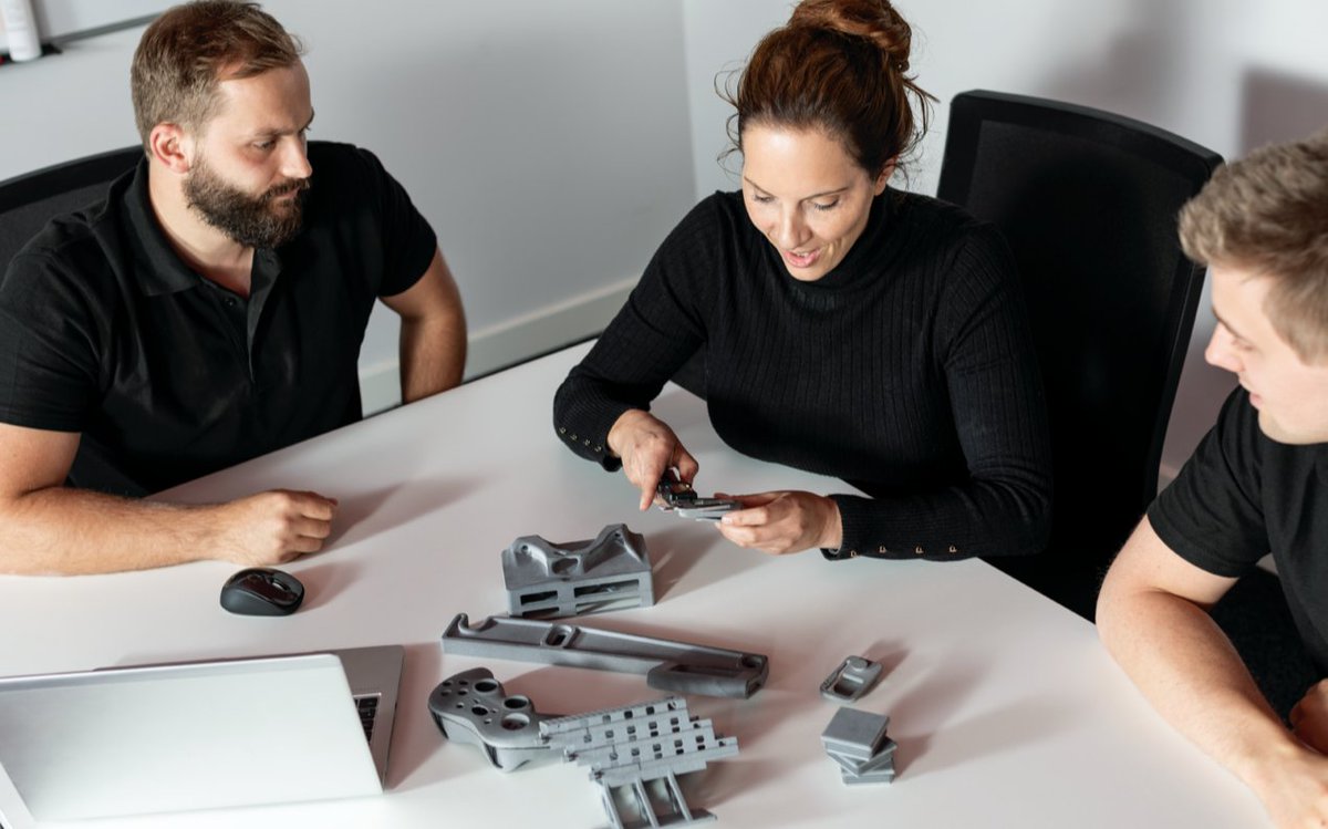 The SAF™ powered H350 #3Dprinter gives you control of your #production and costs. Grow your business through volume production with consistent end-use functional parts. okt.to/bvw6uJ