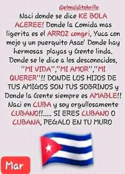 Buenos días #Cuba al mal tiempo buena cara y mejores pensamientos #FuerzaCuba #DeZurdaTeam #FamiliaEureka