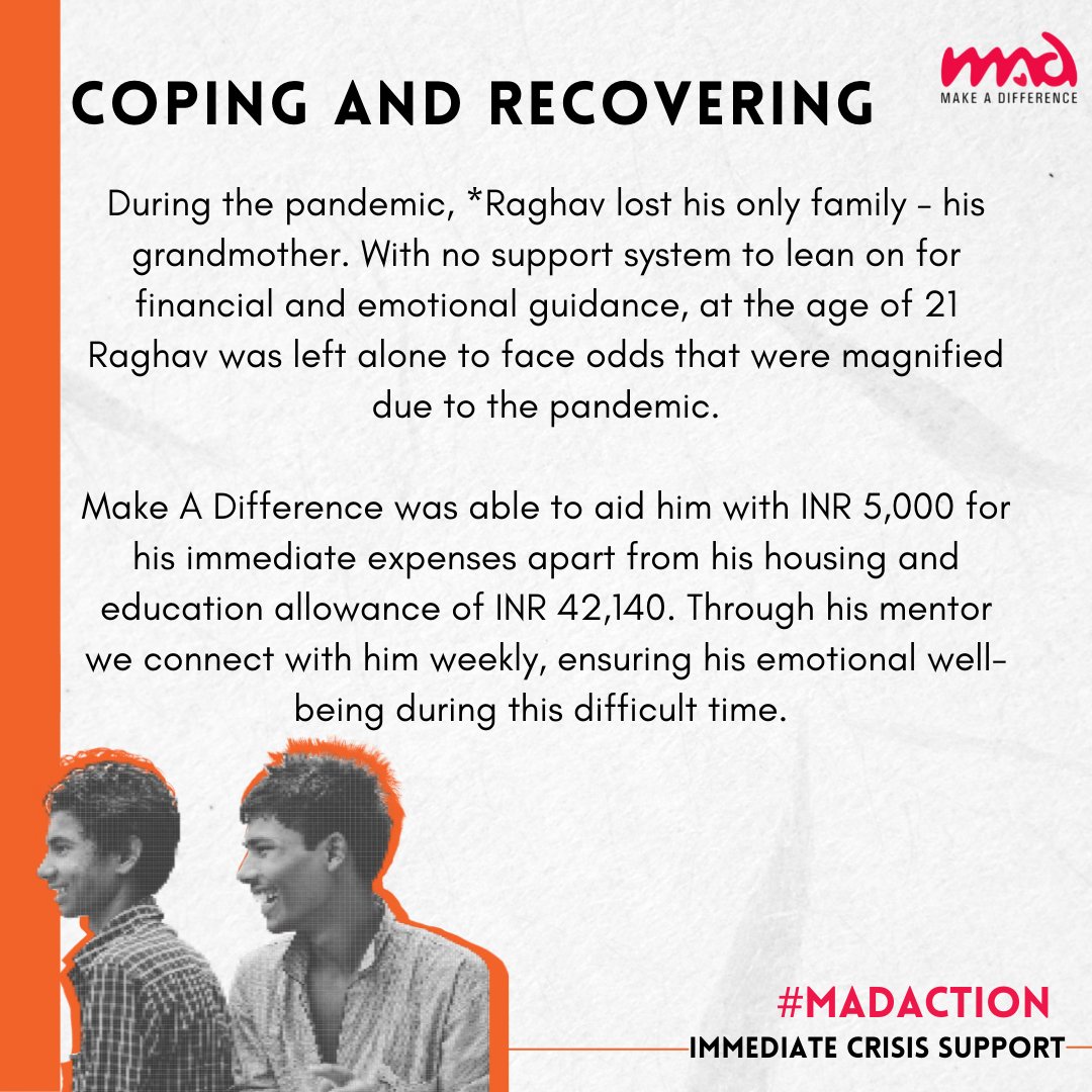 makeadiff's tweet photo. Family comes in many forms and sizes. Sometimes it's 1. Sometimes much more.
And for some it’s a family of 3500 people from all across India.
A family that will empower and care everyday. Through all odds of life. #MADActionPlan #CrisisSupport #COVIDrelief #fundraiser https://t.co/GW8ggUCrb6