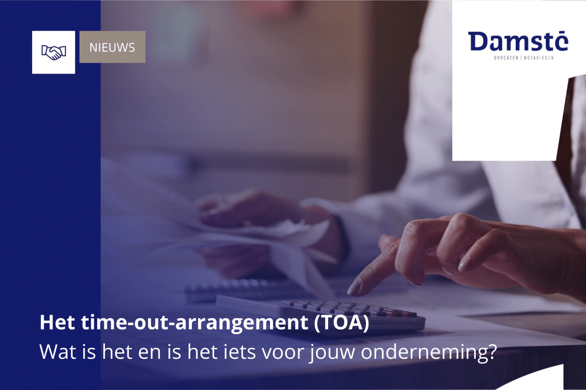 damstetweets's tweet photo. Het nieuwe time-out-arrangement (TOA) moet faillissementen van in de kern gezonde ondernemingen voorkomen door de schuldenlast te herstructureren met een overbruggingskrediet. Benieuwd of dit iets is voor jouw onderneming? Lees het in onze blog ➡️ https://t.co/mpDZfxMaU8 https://t.co/6ochqWhLvK