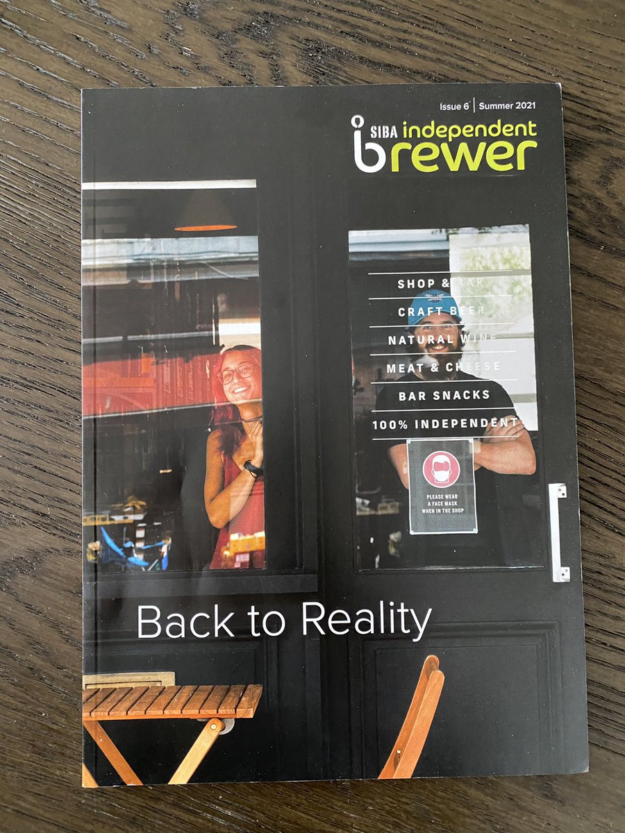 Our latest <a href="/sibaIndeBrewer/">SIBA Independent Brewer Magazine</a> mag landed on doorsteps this week, featuring cover story <a href="/RealDrinks_ltd/">Real Drinks</a>. 

Inside there’s a guest column from @Shinybiscuit on Sexism in beer, Business Profiles of <a href="/deyabrewery/">DEYA</a> and @vaultcitybrew, plus Brewers Viewpoint with @westberksbrew, and more!