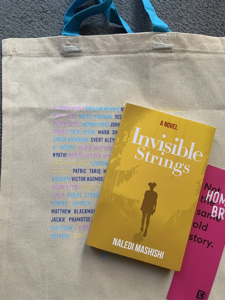 naledimashishi's tweet photo. Invisible Strings made the @ExclusiveBooks HomeBru catalogue! Really proud to be one of the local authors being showcased in the catalogue and want to urge you all to please go out and support local writers! https://t.co/TehbjXXPIz