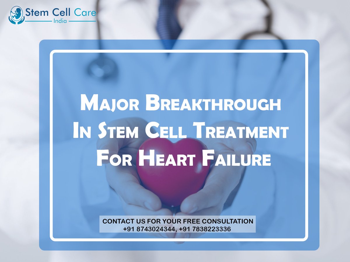 StemCellCare's tweet photo. Major Breakthrough In Stem Cell Treatment For #Heart Failure
To know more about Stem Cell Treatment, visit https://t.co/UAO0Yl8dbF
#heartdisease #organspecific #stemcellcure https://t.co/N5NxXLeywC