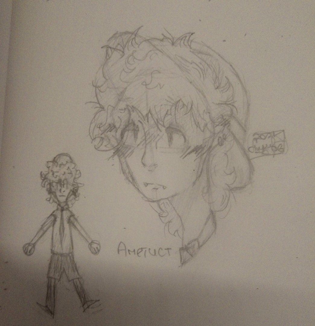 niiiiiikson's tweet photo. I drew my new character for the RP Empire of Gems.This is Amethyst.
Tags: #Sketch, #OS, #pencil_sketch, #OS_for_RP, #RP, #new_character. https://t.co/en3rssrUka