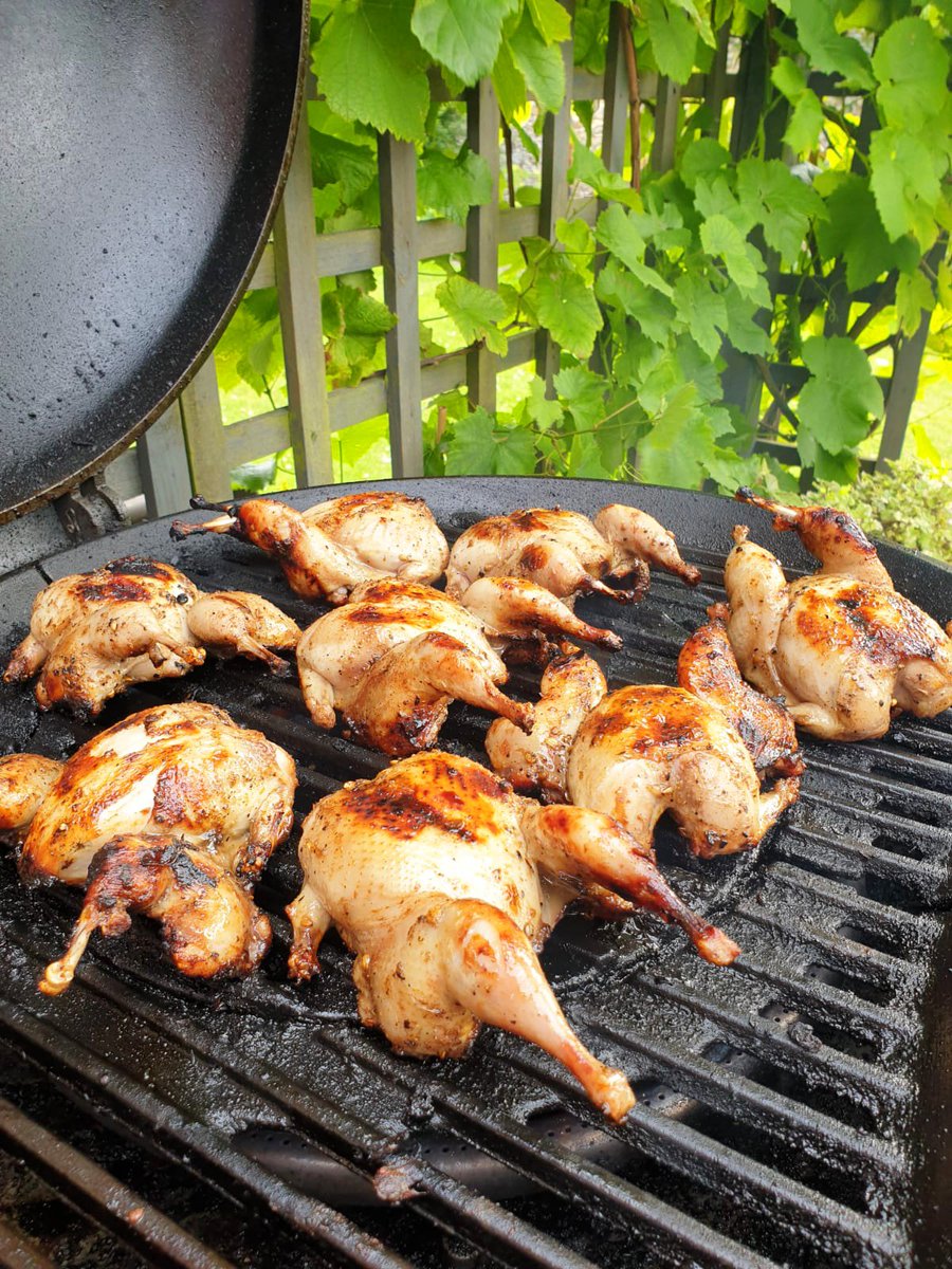 Summer is the time for BBQs and do you know what BBQs up like a dream? That's right, Norfolk quail and poussin! 

Thanks to <a href="/deborahsteward/">Deborah Steward</a> for sharing this mouth-watering photo with us 😍