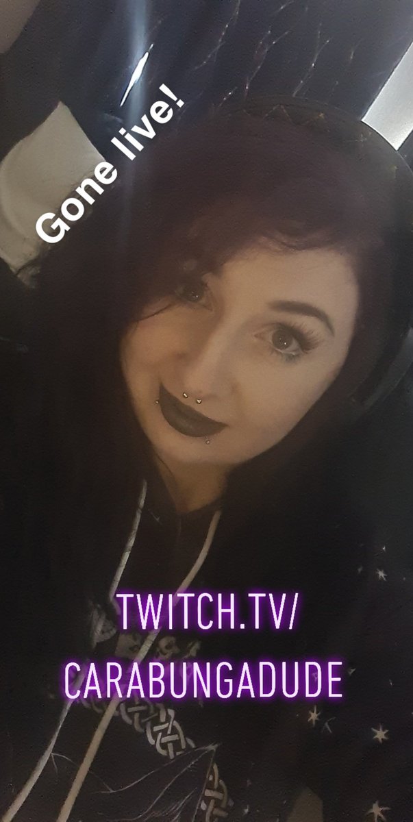 carabunga778's tweet photo. Gone live! Come say hey!
.
.
.
#twitch #livestreaming #affiliate #smallstreamer #SmallStreamerCommunity #gamergirl #alternativegirl https://t.co/SD5Ynd1VaE