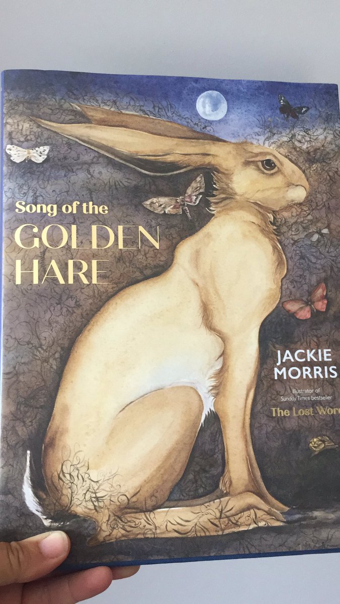 Beautiful book by @JackieMorrisArt and full of interesting words that so many children have never been exposed to like leveret and vagabond