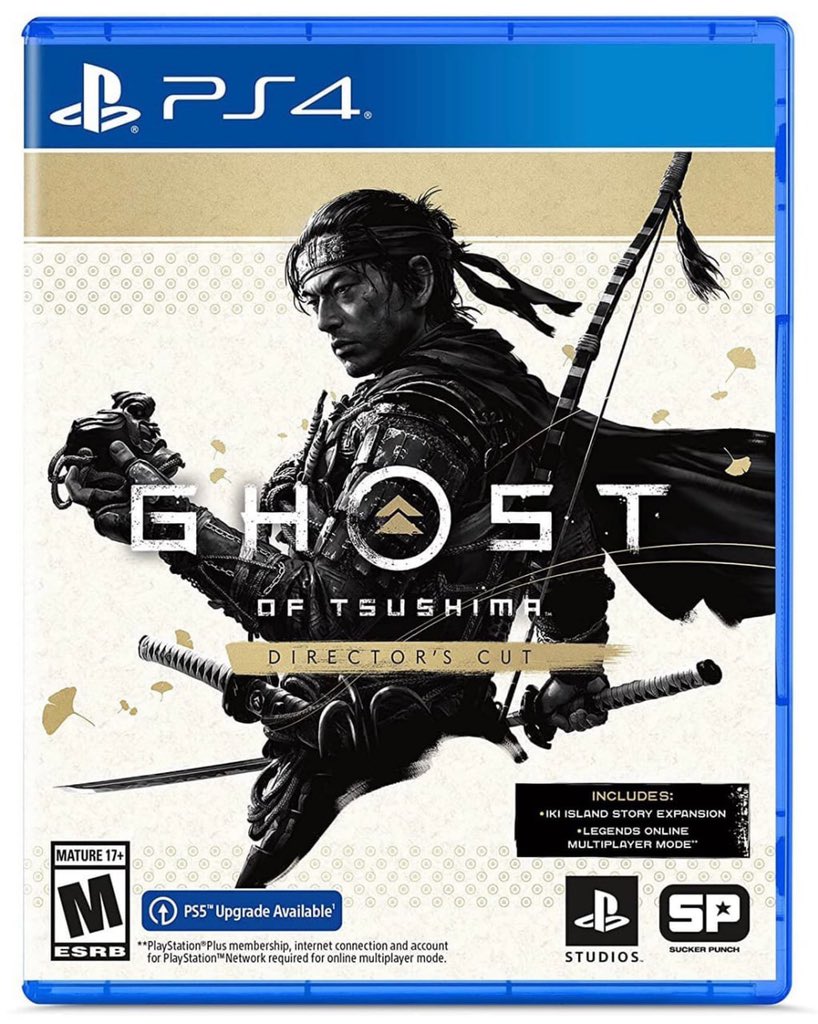 GameRave_'s tweet photo. Бо��с-арт #GhostofTsushimaDirectorsCut. Издание включает новое дополнение «Остров Ики».

Релиз 20 августа на #PS4 и #PS5.

#games #игры https://t.co/XO46bAcl1H