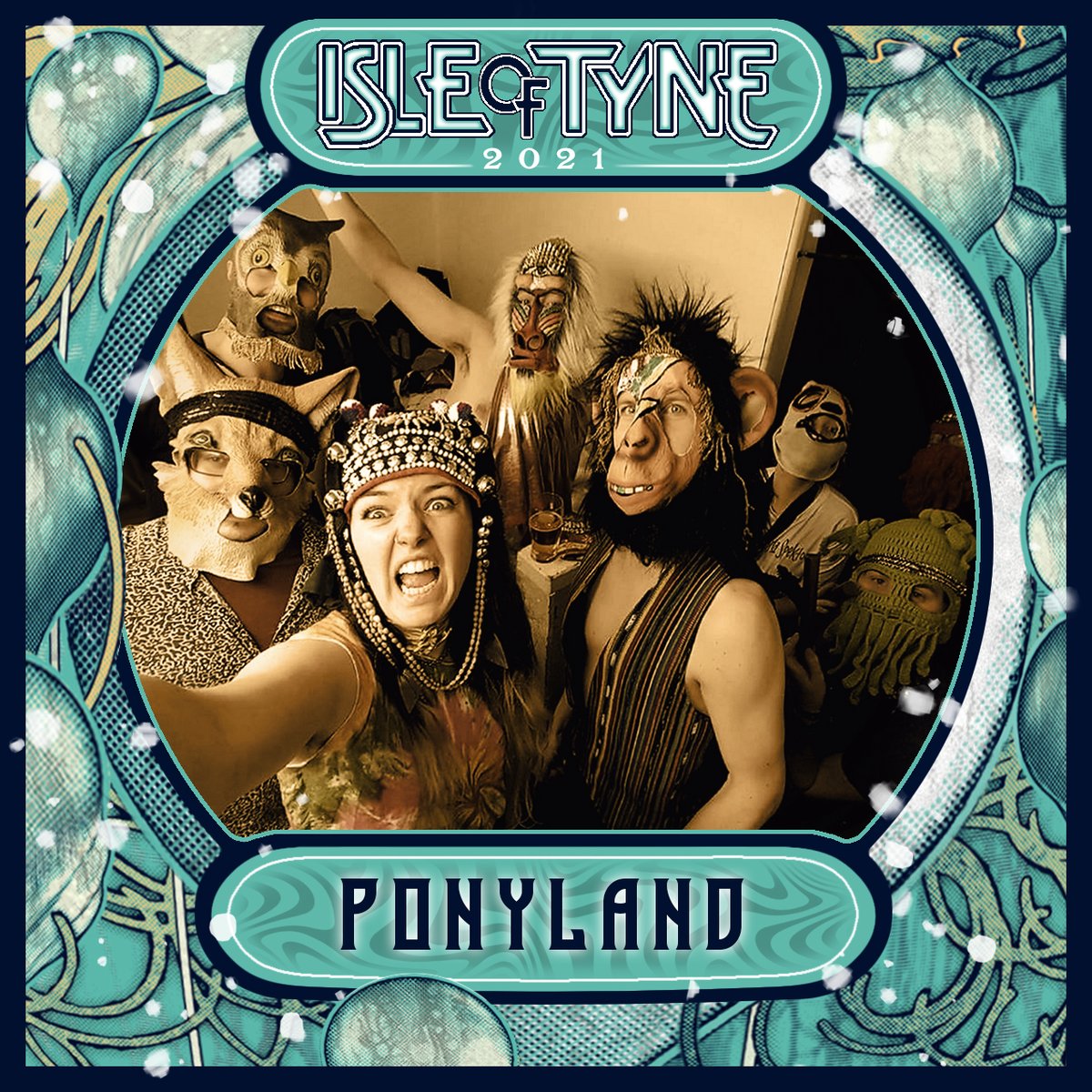 #isleoftyne 1/6:
PONYLAND
Saddle up for a ride into Ponyland's otherly world: a heady, energetic masquerade of live samba reggae, afrobeat, jazz &amp; drum'n' bass, with galloping grooves to make your legs rattle uncontrollably, and 110% raw energy!
youtube.com/watch?v=_Y0ycQ…