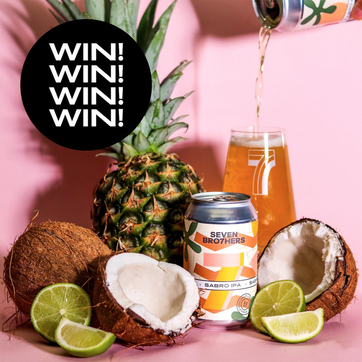 We are giving away a 24 pack  of our delicious summery beer, Saaa-bro - the perfect drink to sip away on in the sunshine!

All you have to do to enter is:

🍺 Give us a follow
🍺 Like the tweet
🍺 Retweet and tag a mate

Winner will be announced on Wednesday at 12pm!

Good luck!