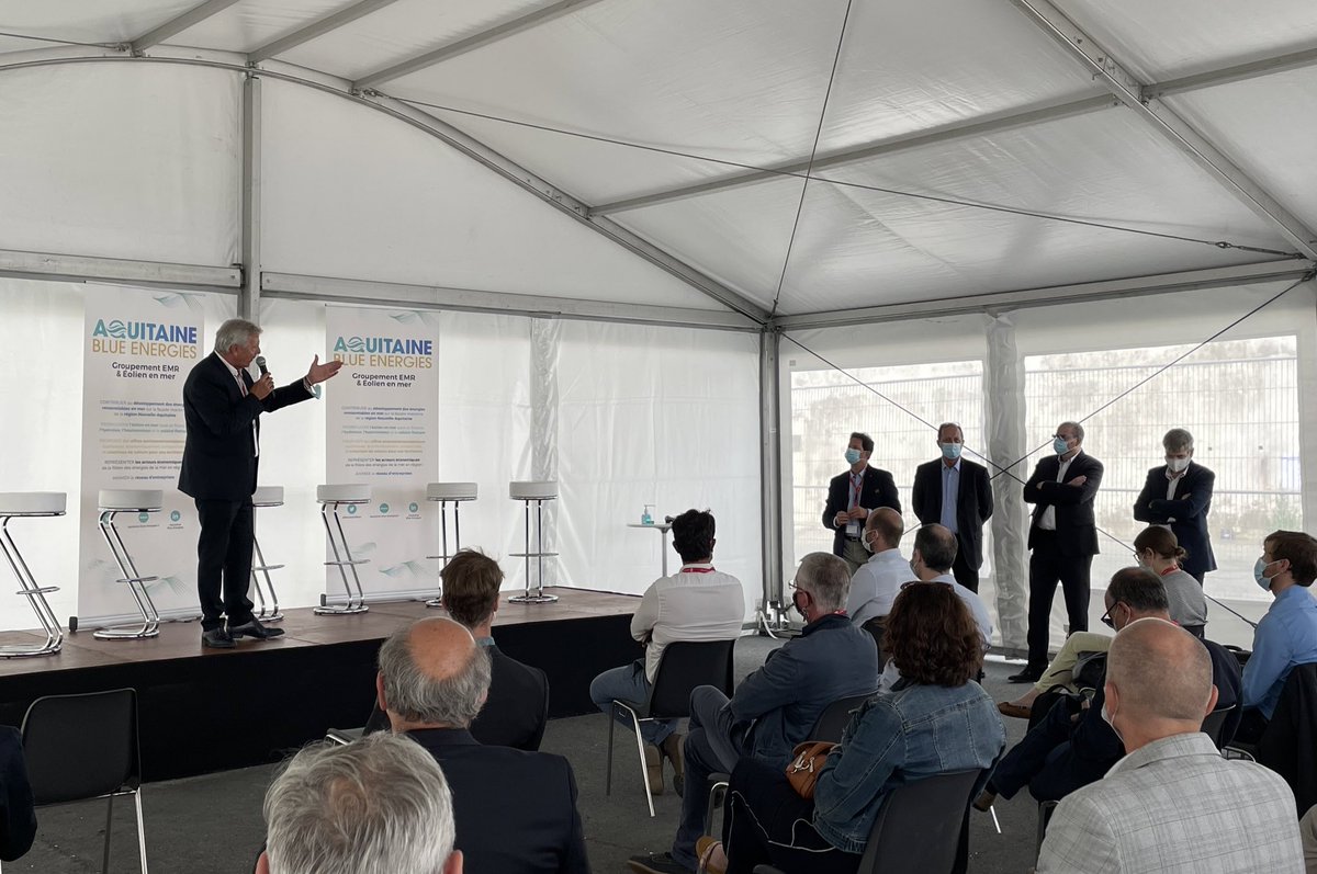 BluesignEvents's tweet photo. #inauguration #AquitaineBlueEnergies par son président FG Kuhn #MaritimeKuhn aux côtés des autres membres fondateurs @umLaRochelle #groupeLecamus @Valorem_MRE @energie2lalune #aisElec #REEL https://t.co/pEo332rUSg