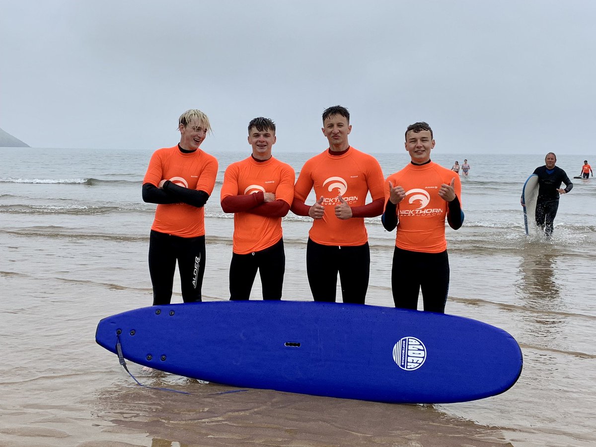 🏄‍♂️The sea mist and lack of waves didn’t stop us - we all enjoyed it! Thanks <a href="/NickThornSurf/">Nick Thorn Surf</a> for your expert tuition. See you next year hopefully! 
#sixthform #enrichment