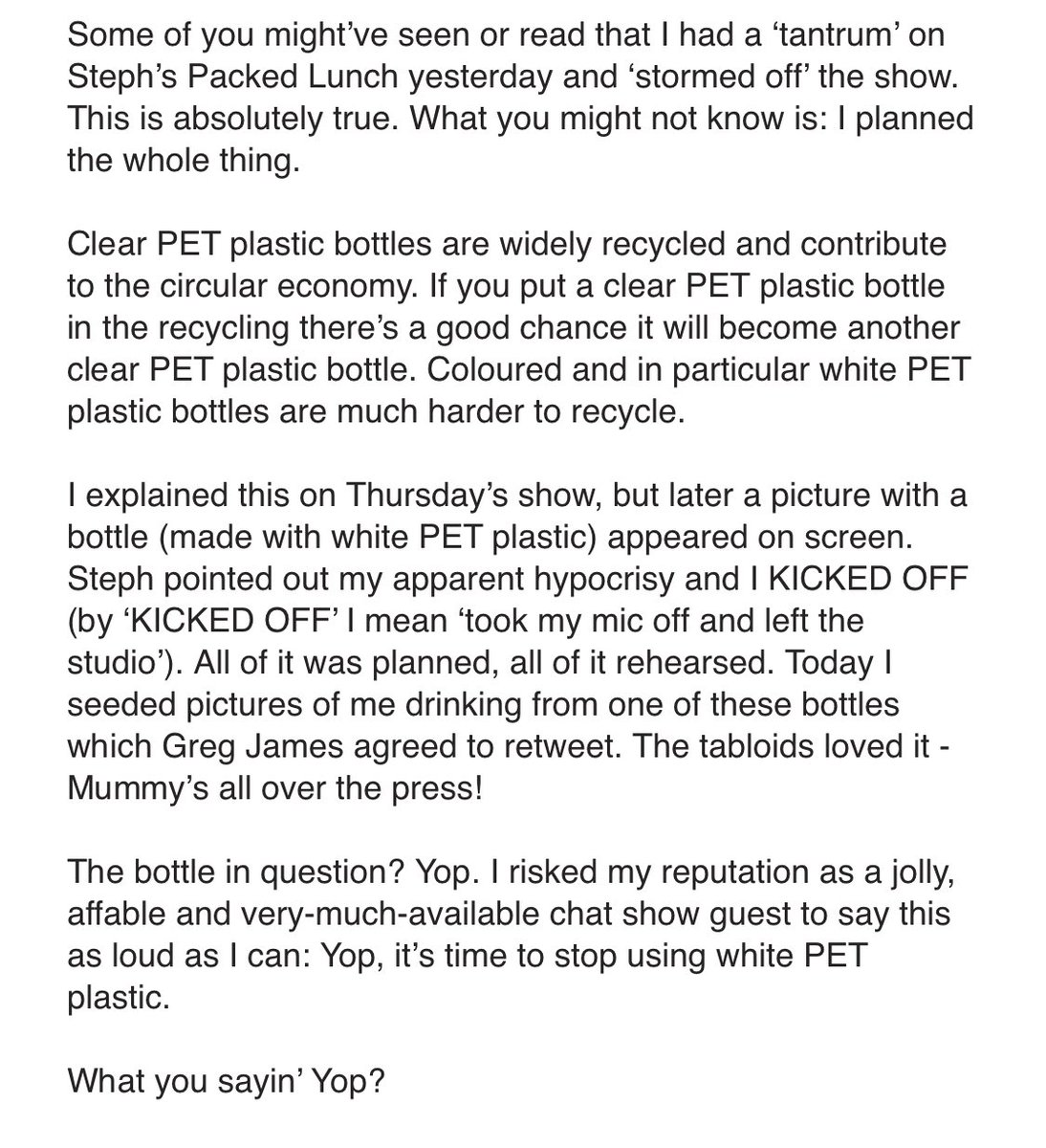 Joe Lycett tweet media