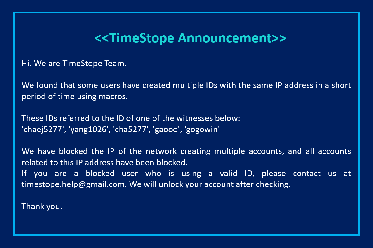 TimeStope tweet media