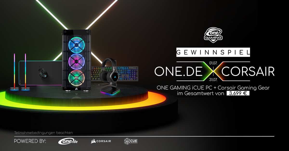 ONE.de (@onecomputer) on Twitter photo xGEWINNSPIELx
ONE GAMING iCUE PC + <a href="/CORSAIRDE/">CORSAIR Deutschland</a> Gaming Gear! 🥳😍
1x ONE GAMING iCUE PC + Corsair Gaming Gear im Wert von 3.699€ mit etwas Glück gewinnen! ⏰ Zeitraum: 01. bis zum 31. Juli 2021🍀
Hier geht's zum Gewinnspiel: bit.ly/oxc-tweet
#ONEde #onedexcorsair #CORSAIR xGEWINNSPIELx
ONE GAMING iCUE PC + <a href="/CORSAIRDE/">CORSAIR Deutschland</a> Gaming Gear! 🥳😍
1x ONE GAMING iCUE PC + Corsair Gaming Gear im Wert von 3.699€ mit etwas Glück gewinnen! ⏰ Zeitraum: 01. bis zum 31. Juli 2021🍀
Hier geht's zum Gewinnspiel: bit.ly/oxc-tweet
#ONEde #onedexcorsair #CORSAIR