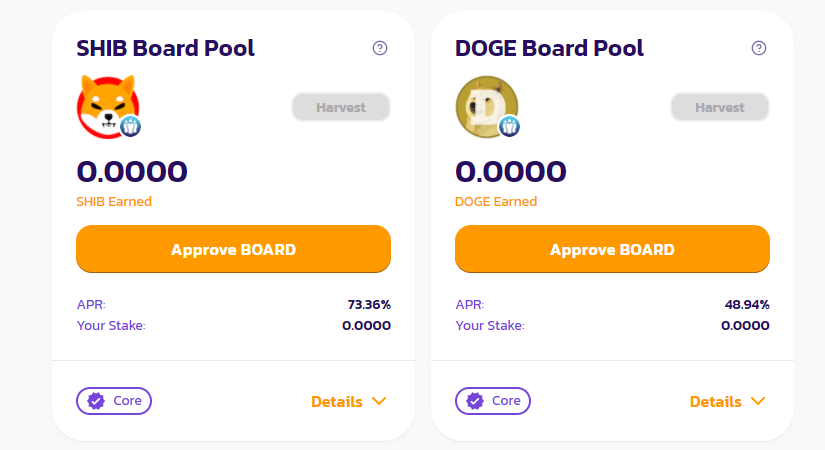 ButterswapJ's tweet photo. Board機能実装しました！
$Butter をステークして別のトークンを貰いましょう♪
$Doge $Shiba も稼げますよ👀 https://t.co/ZhY9wjsbwn