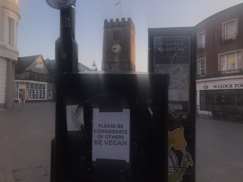 DevonAnimalSave's tweet image. These were shared on the Spotted Newton Abbot Facebook page

“Please be considerate of others, be vegan” 🌱 #veganforthem #animalrightsactivism #choosekindness #govegan #veganactivists #makeakinderworld #bevegan #animalrights #vegan #veganism #newtonabbot #devon #poster