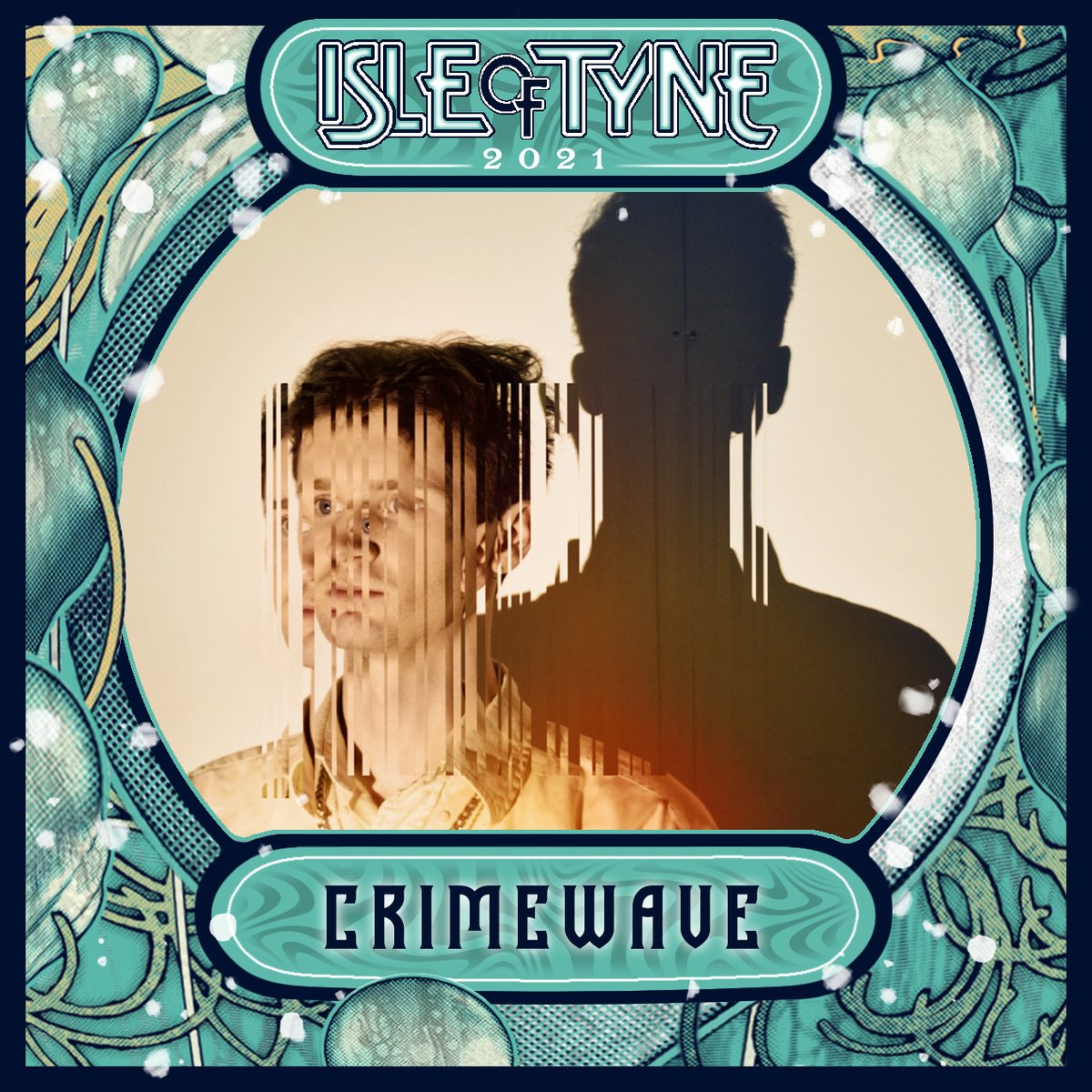 #isleoftyne 4/6:
<a href="/Crimewavewave/">Crimewave</a> 
Swathes of vintage shoegaze-savvy guitar confront the lurid collage aesthetic of contemporary hip-hop beats and programming, to cut up, stretch and obscure guitars however the latest technology allows.
youtube.com/watch?v=mMge4L…