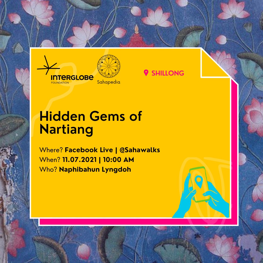 Sahapedia's tweet photo. #MyCityMyHeritage Join us for a #digitalwalk through #Nartiang, a village with formidable #history & rich #heritage, #folktales, #traditions! This walk, led by Naphibahun Lyngdoh, will take us through Nartiang and its beauty, 60kms from Shillong. Register now! @InterGlobe_IGE https://t.co/fQHTcZrxCE