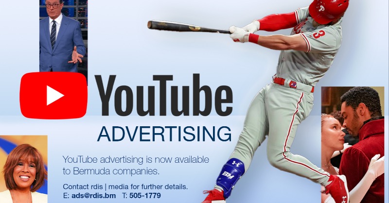 rdis's tweet photo. YouTube Advertising is now available to #Bermuda