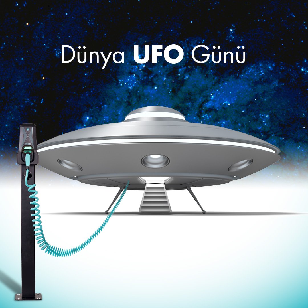 Bugün, Dünya UFO Günü! 

Dünyaya geliyorlar çünkü şarj portları Volti ile uyumlu… 😃

#DünyaUfoGünü

#volti #yoldakiözgürlüğün #elektrikliaraba #elektrikliotomobil #arabaşarjı #elektrikliarabaşarjı #electricalcharge #electricalcar #sertplas