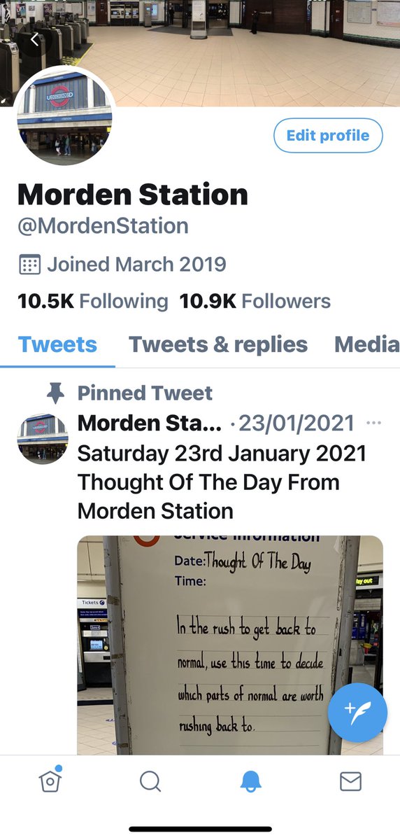 Follow <a href="/MordenStation/">Morden Station</a> for your Thought Of The Day by our old writer <a href="/glensutherland/">glen sutherland</a> 
👇🏼👇🏼👇🏼👇🏼👇🏼👇🏼