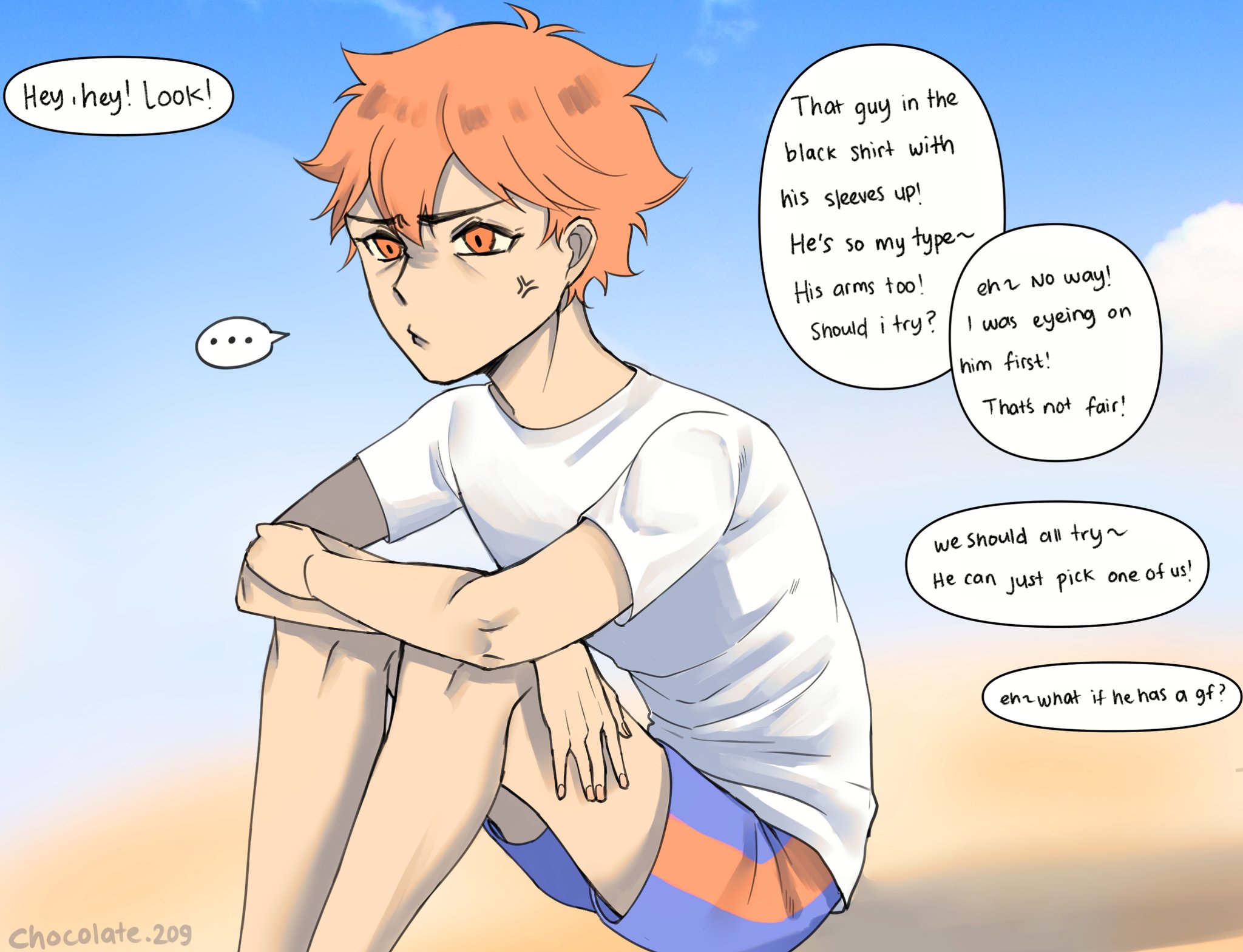 Chocolate 9 Place 1 5 Haikyuu ハイキュー 影日 Kagehina Haikyuufanart T Co Aupwc00dfs Twitter