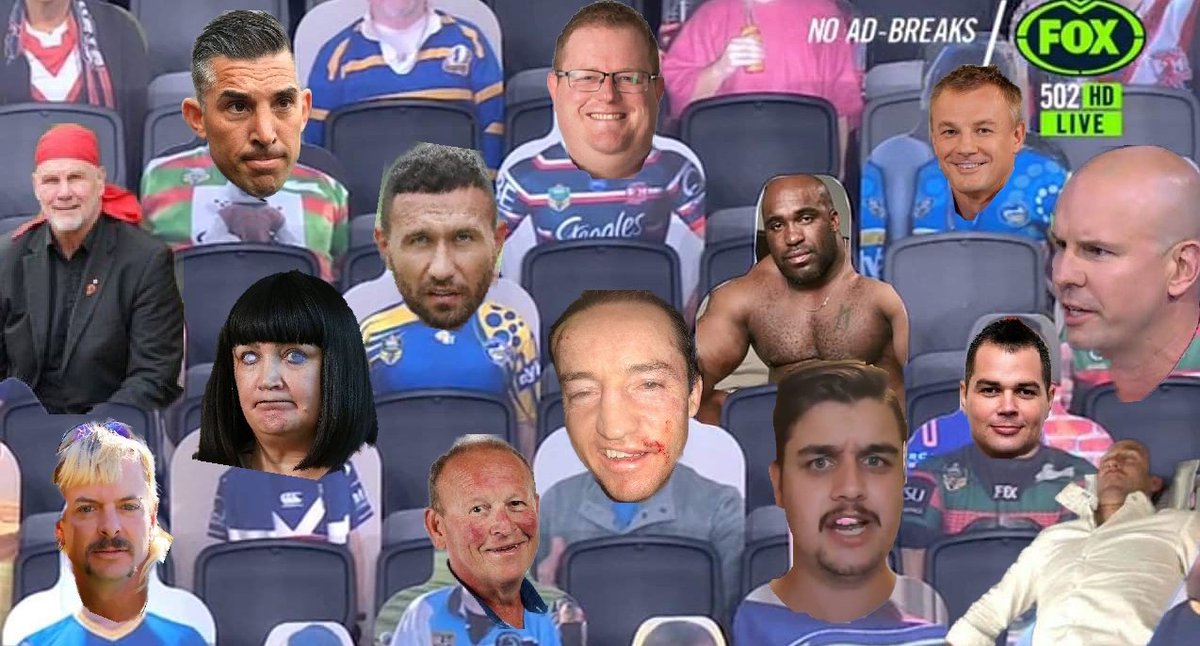 Can't believe these guys did not urn up at any matches tonight
#NRL
#RealFans