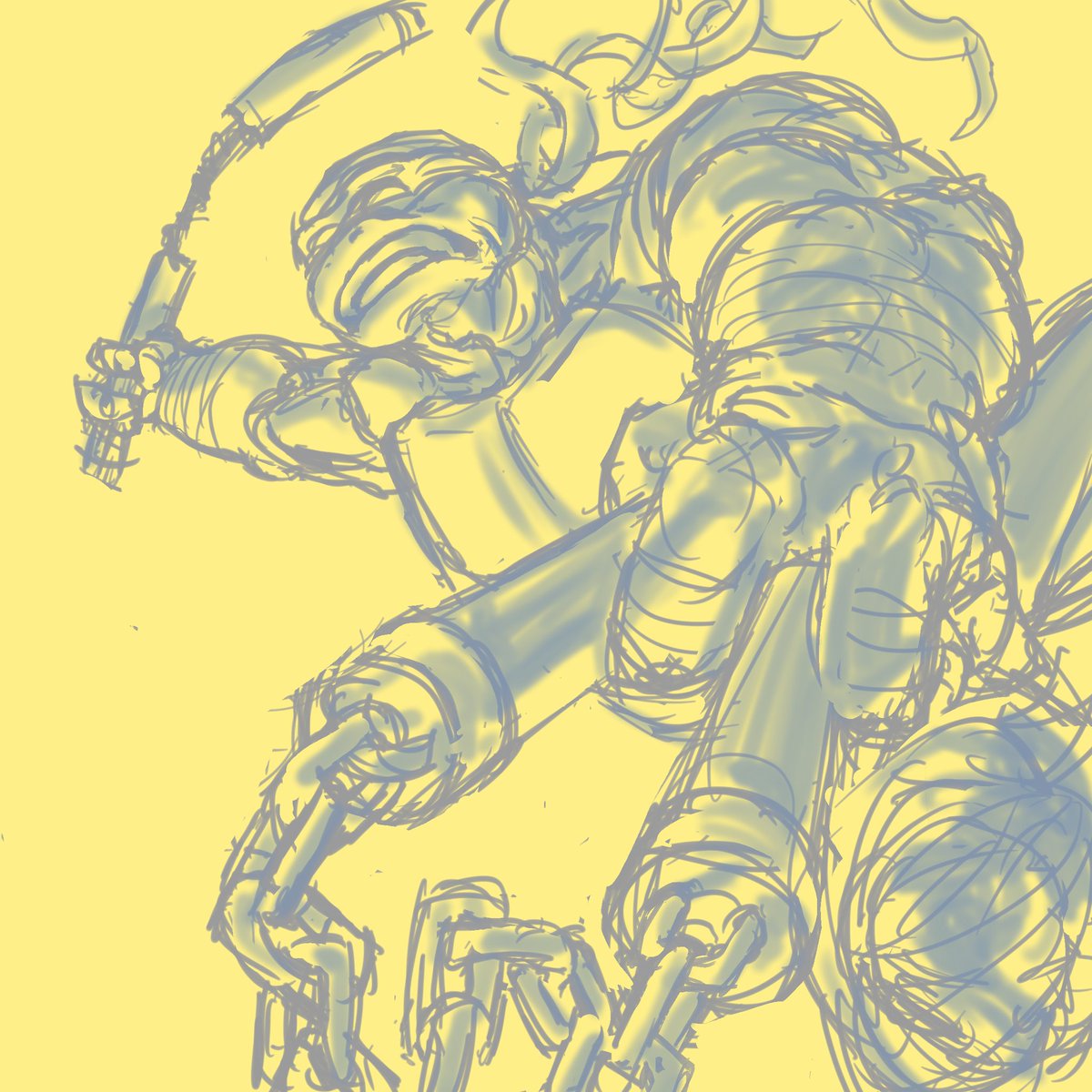 KyleLaFever's tweet photo. Mikey sketch, I guess I'm going to do all 4 now that I started, will paint it up for you guys.

#TMNT #micheangelo #sketch #sketchbook #drawing #teenagemutantninjaturtles #comicart #art #digitalillustration #digitalart #painting #clipstudiopaint #illustration #comics https://t.co/0SbhzLuB6r